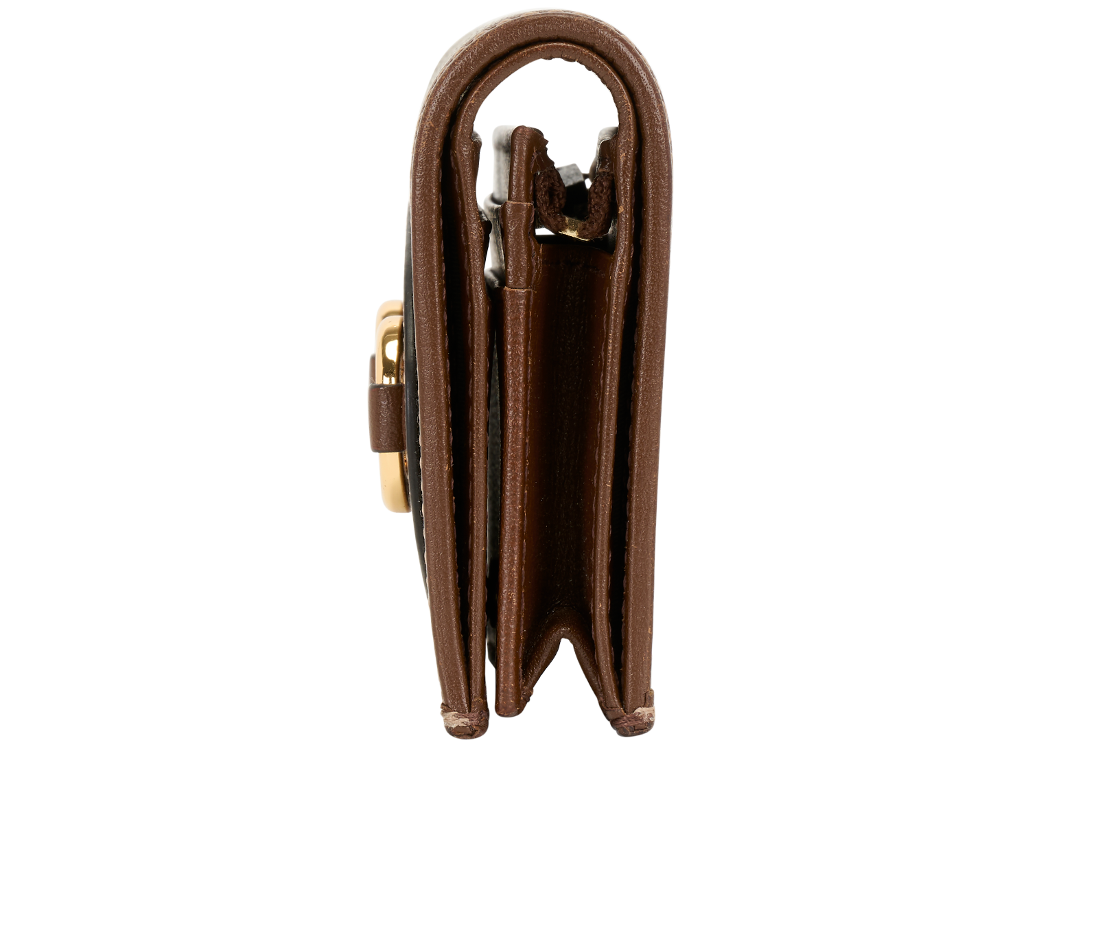 Gucci Horsebit 1955 Small Wallet, &pound;295, Accessories, Beige/Brown, Canvas/Leather, Bottom view